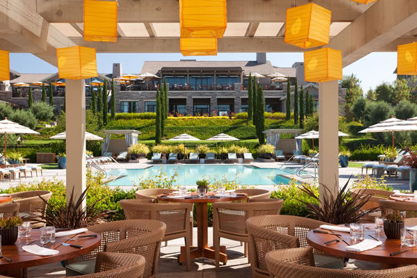 The Pool Bar & Grill -©Rosewood Sand Hill, Menlo Park