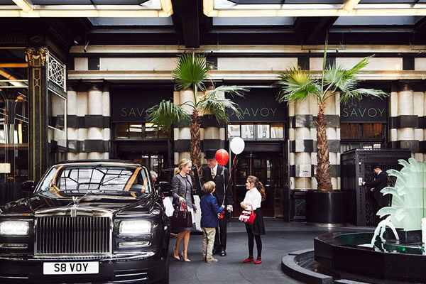 Family Arrival - ©The Savoy, A Fairmont Managed Hotel