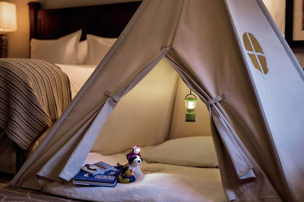 Indoor Camping -©Al Bustan Palace, a Ritz-Carlton Hotel