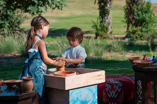 Pottery Class for Kids -©Amanjena Marrakech