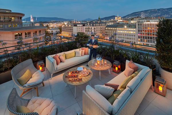 Penthouse Terrace -©Mandarin Oriental, Geneva