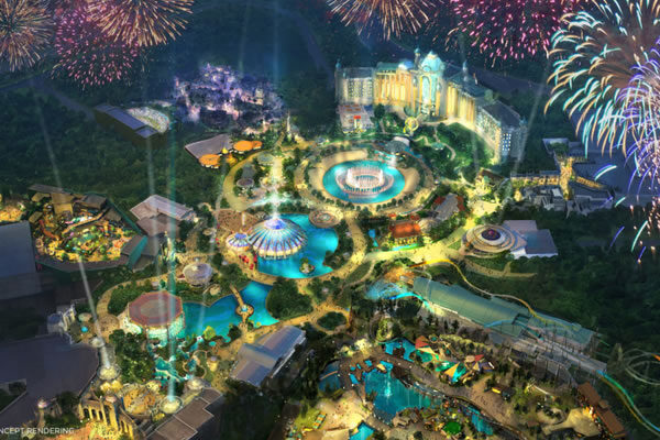 Rendering of Concept Universal's Epic Universe - ©Universal Orlando Resort
