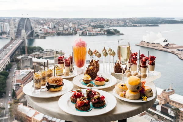 High Tea at Blu Bar - ©Shangri-La Hotel, Sydney