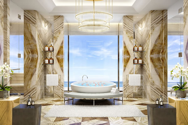 The Royal Mansion Bathroom ©Atlantis The Royal, Dubai
