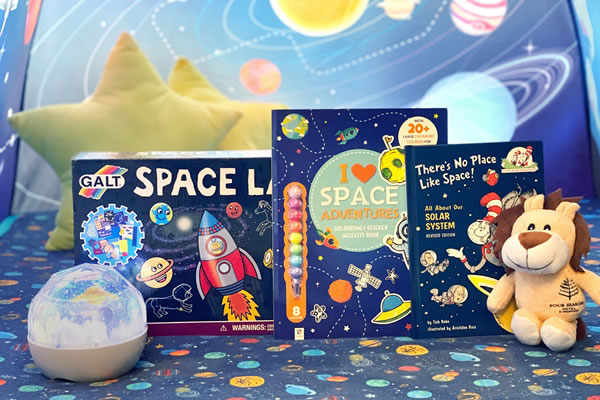 Start Your Journey in Space Now! Go On a Cosmic Adventure and Sleep Under the Stars