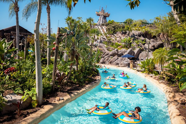 Surf’s up at Disney’s Typhoon Lagoon Water Park.  The Tropical Island-Inspired Water Park in Orlando will reopen on January 2, 2022