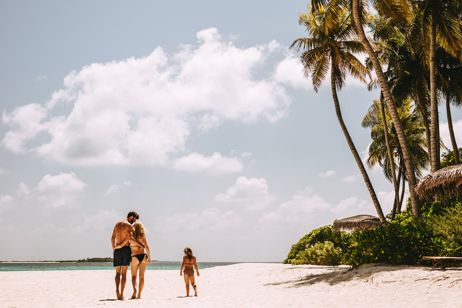 family at JOALI BEING Maldives