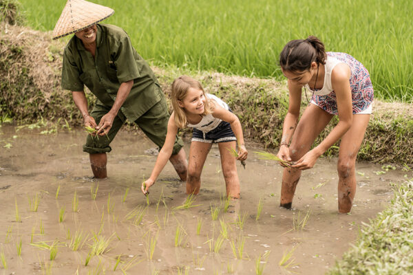 Ubud Bali Family Vacation at Four Seasons Resort Bali at Sayan