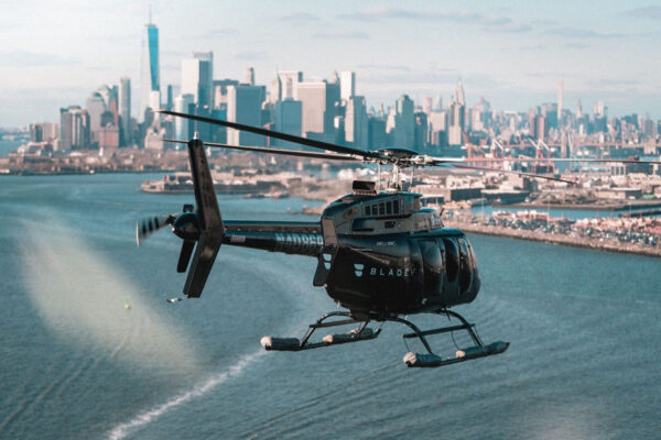 BLADE helicopter service from airport to Manhattan in 5 minutes