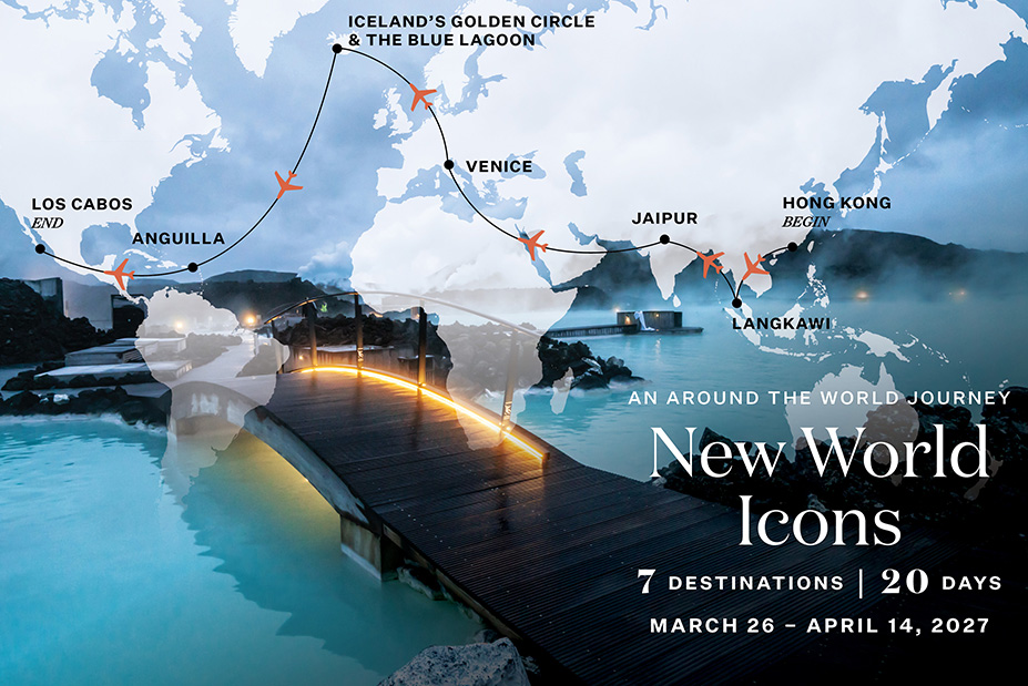 Four Seasons Private Jet Journey New World Icons