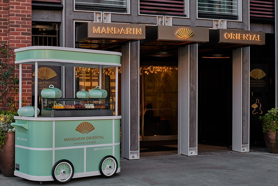 Mandarin Oriental Mayfair London Cake Cart