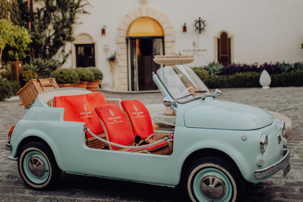 Private City Tour Taormina in Fiat 500 Four Seasons Sicily