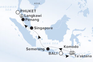 Bali to Phuket Itinerary Ritz Carlton Yacht