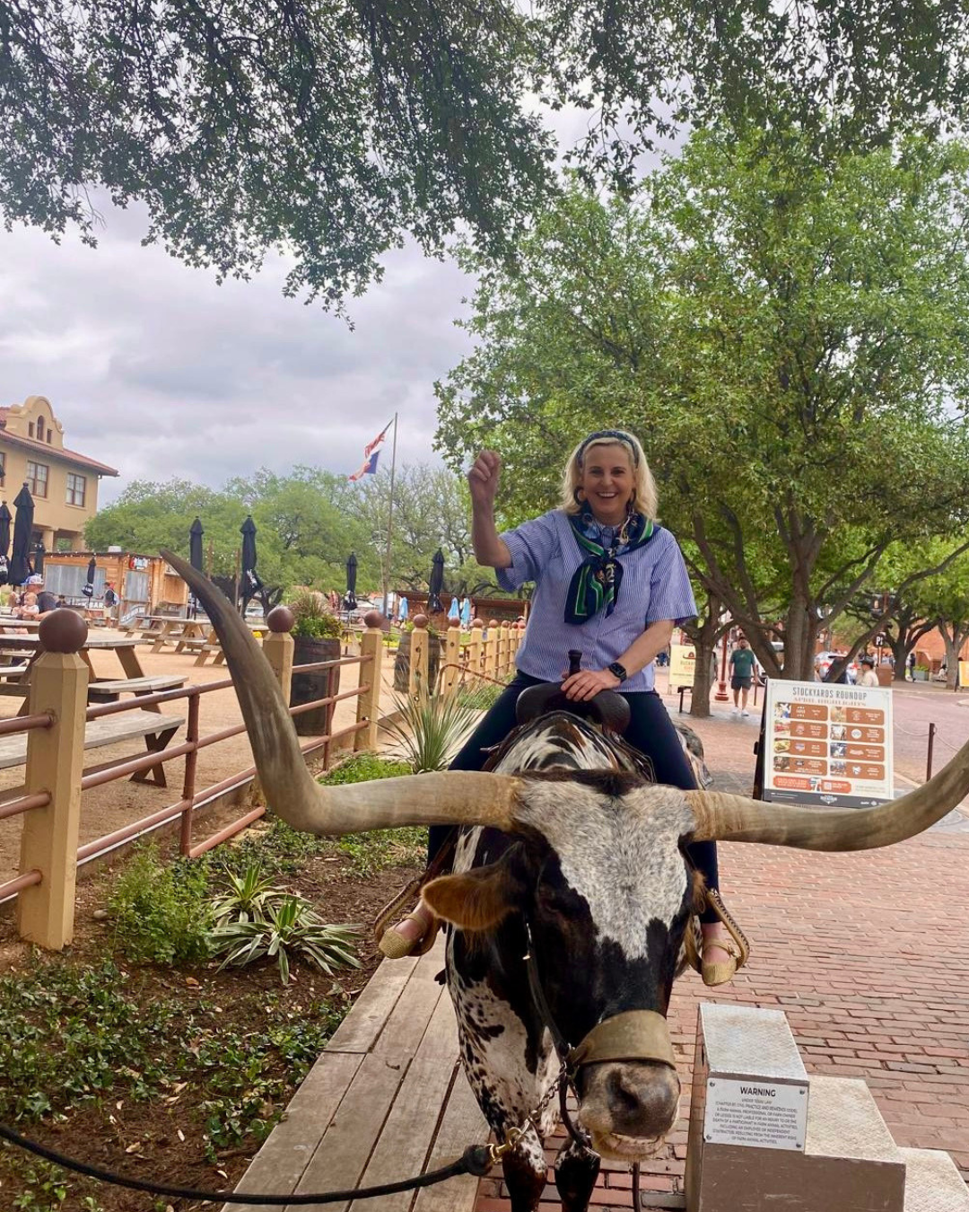 Ilonka Fort Worth Stockyards Longhorn