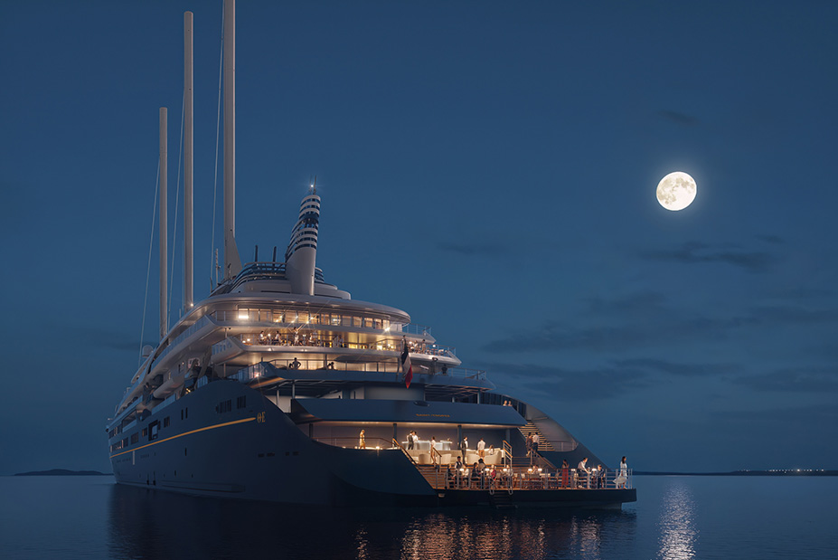 The Corinthian Orient Express at Night