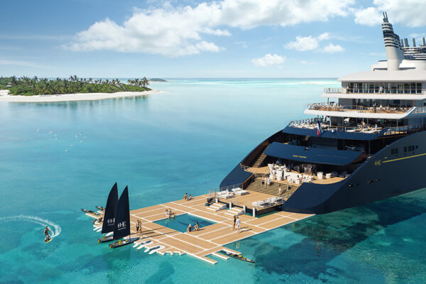 The Corinthian Orient Express yacht marina