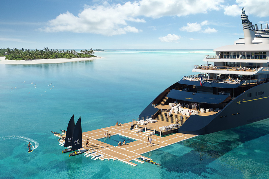 The Corinthian Orient Express yacht marina
